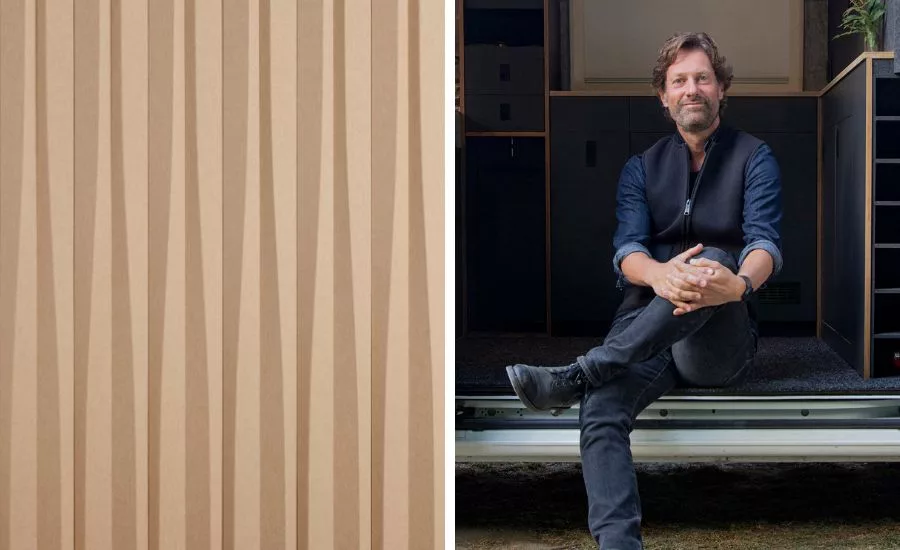 acoustic wall panel and designer Bernd Benninghoff