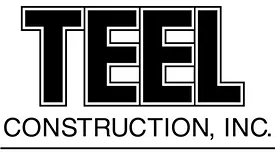 TEEL Construction's corporate logo