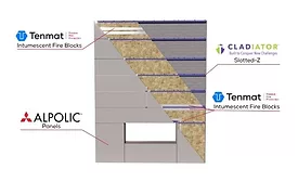 Tenmat, Alpolic, and Cladiator Pass NYC Compliant Assembly 