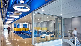 Fire-rated, butt-glazed assemblies support compartmentation without inhibiting sightlines
