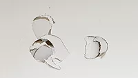 Picture of damaged drywall after installed