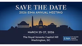 A graphic for EIMA's 2026 Annual Trade Show in D.C.