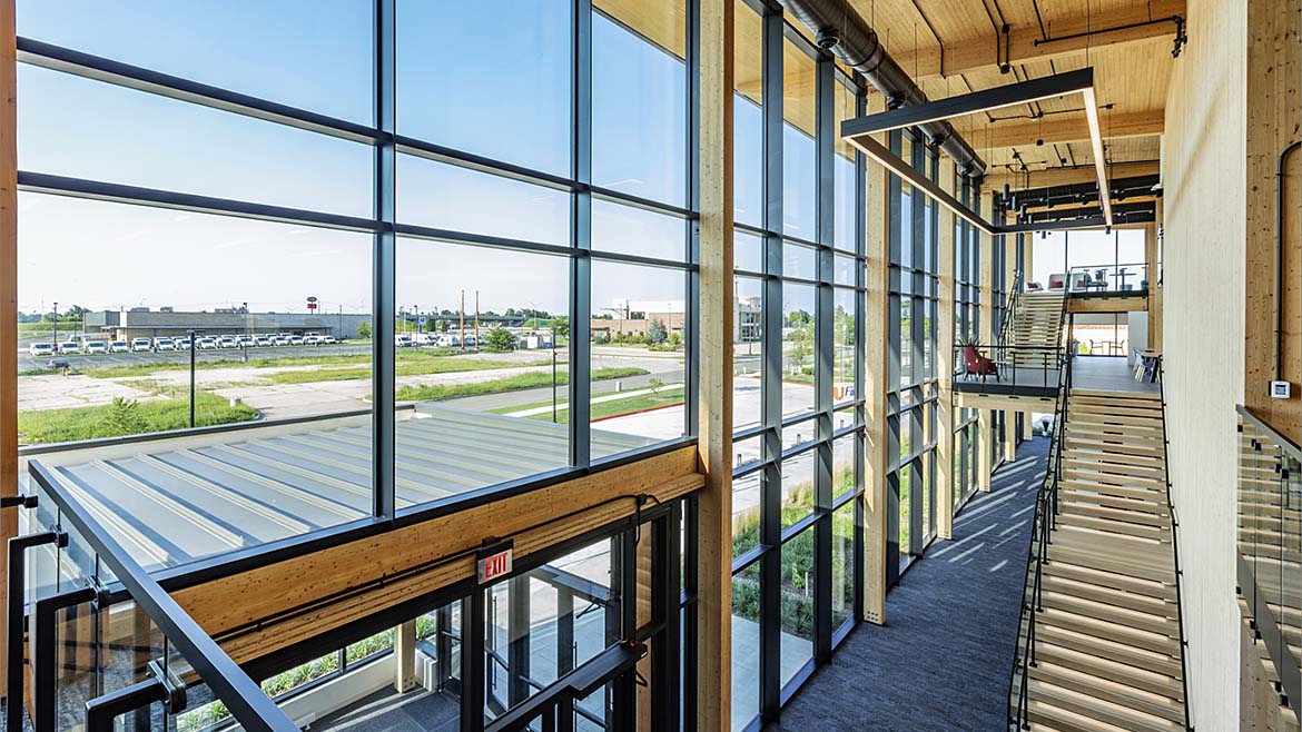examples of Steel-Framed Curtainwalls