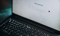 ChatGPT prompt on laptop