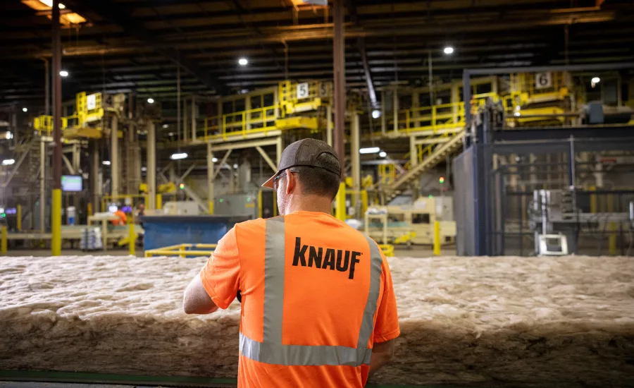 Knauf Insulation in manufacturing facility
