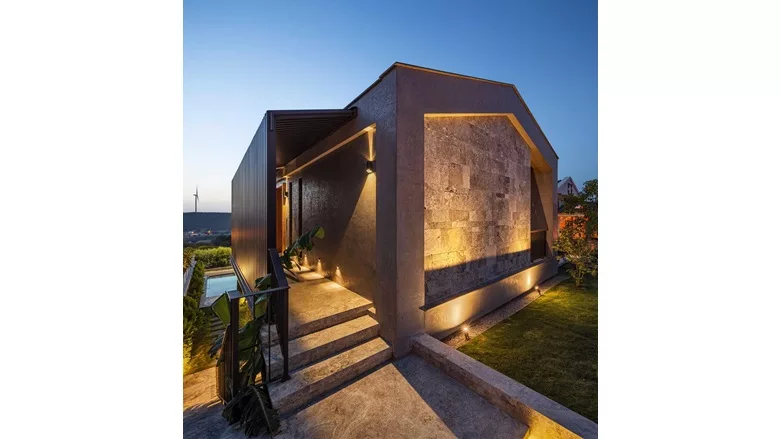 An exterior shot of Casa Uva