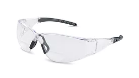 A pair of Brass Knuckles vision enhancement safety glasses for the jobsite