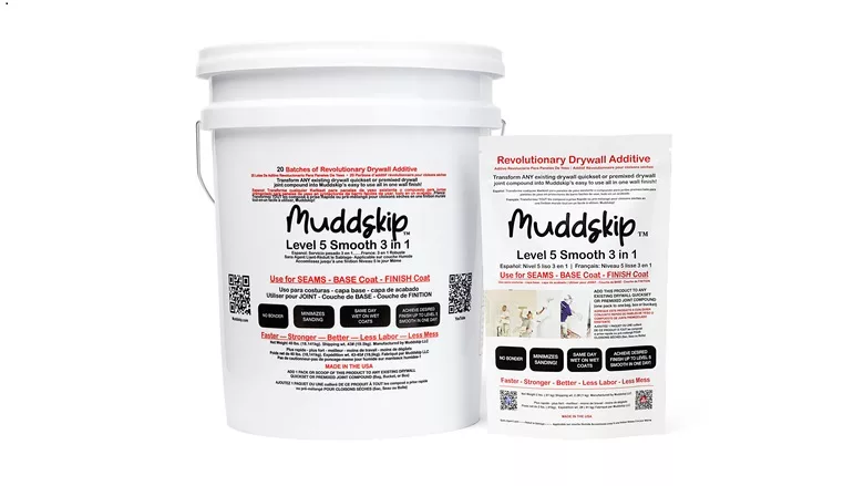 A picture of the Muddskip Joint Compound Additive bucket