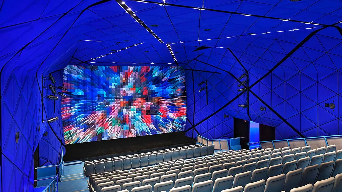 Interior view of The Museum of the Moving Image (MOMI)