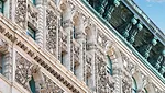 An extrior shot of the Ringling Museum