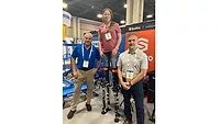 IUPAT's Kelly Kertz with SurPro staff at BUILD25