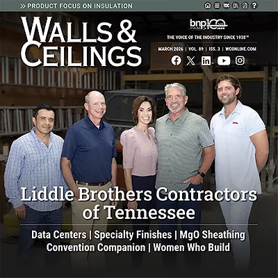 Walls & Ceilings March 2026 cover