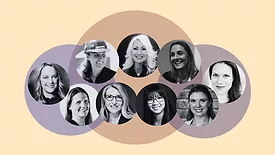 A montage of Women in Construction from BuildSteel.org