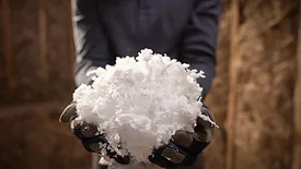 Blowing-wool