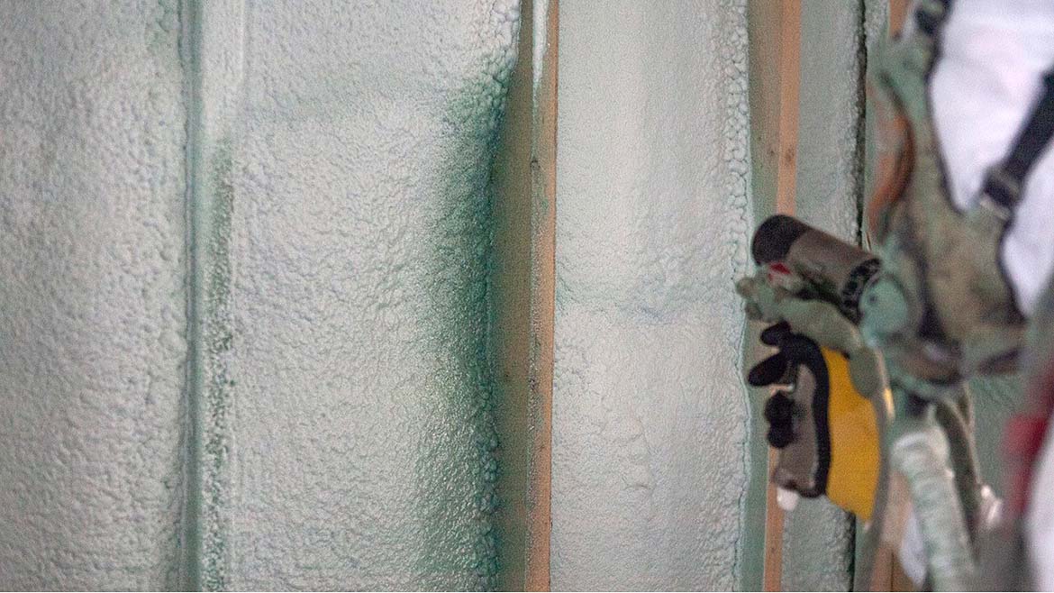 Closed-cell Spray Foam