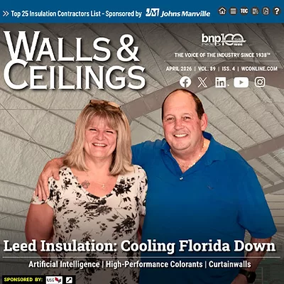 Walls & Ceilings April 2026 Cover