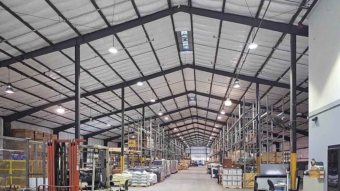 A warehouse interior