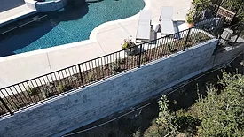A retaining wall