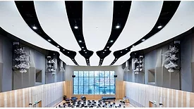 Armstrong named for the CISCA Award winner for acoustical excellence for the Phillips Academy John Barry Performance Hall.