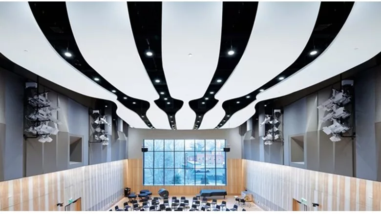 Armstrong named for the CISCA Award winner for acoustical excellence for the Phillips Academy John Barry Performance Hall.