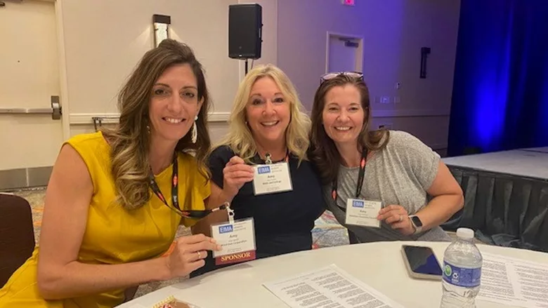 Amy Tuttle with EIMA members