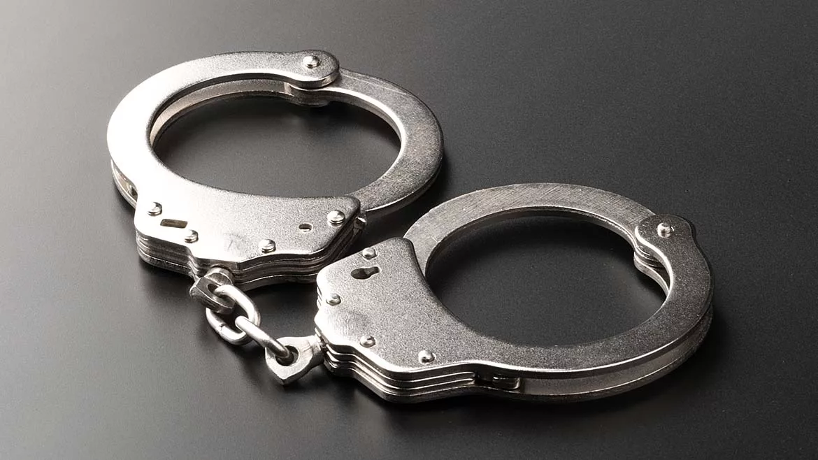 A portrait of handcuffs