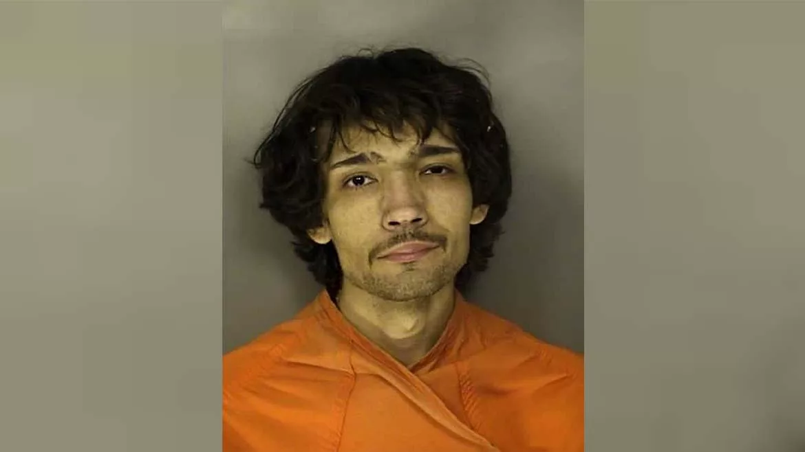 A mugshot of Nicholas Tate