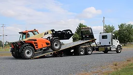 Jerr Dan 15T Carrier with JLG Telehandler