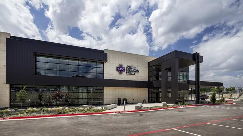 An exterior shot of the ARC facility in Austin