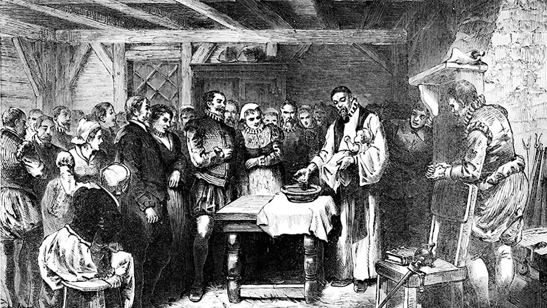 BAPTISM OF VIRGINIA DARE