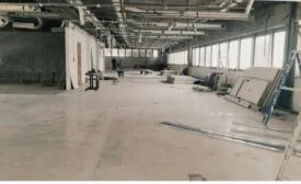 office interior under construction