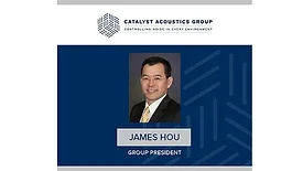 A portrait of James Hou