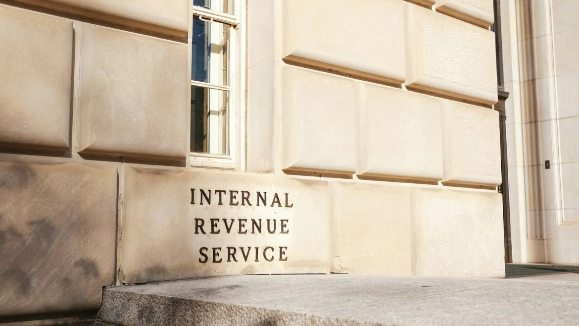 Exterior of IRS building