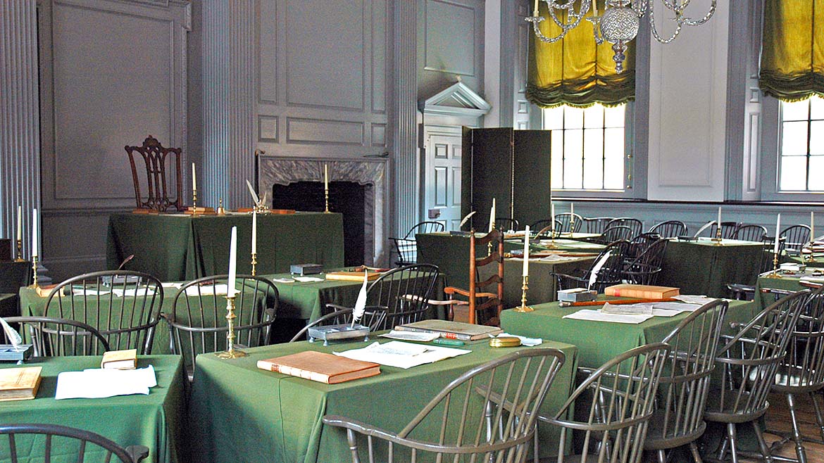 The Assembly Room in Independence Hall
