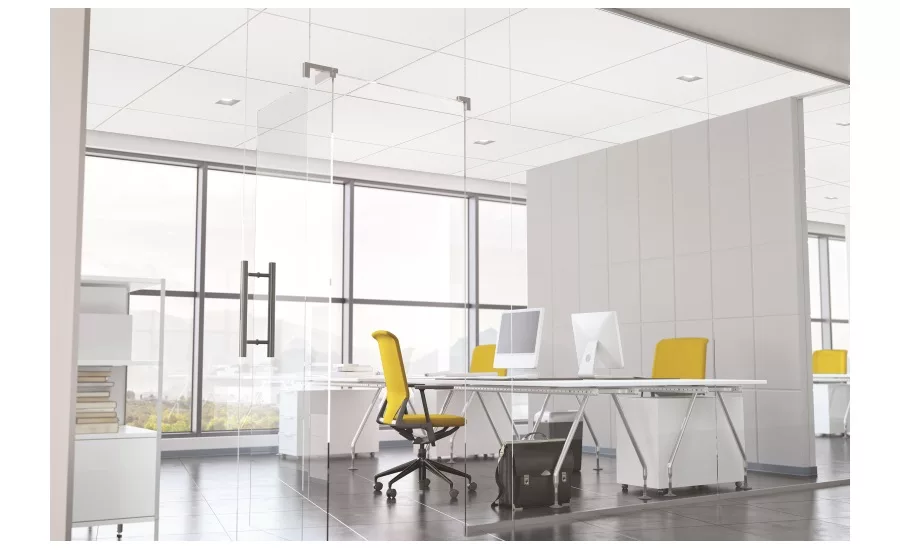Pre-cut ceiling panels