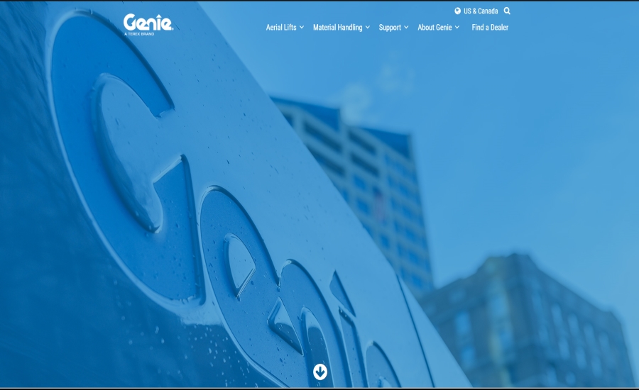 Genie Lift home page