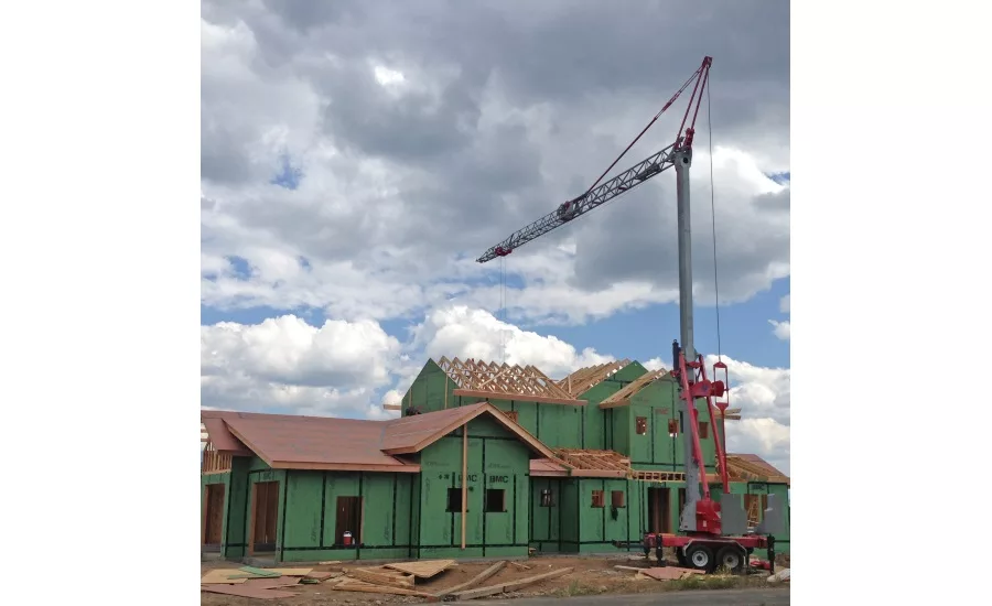 self erecting crane 2