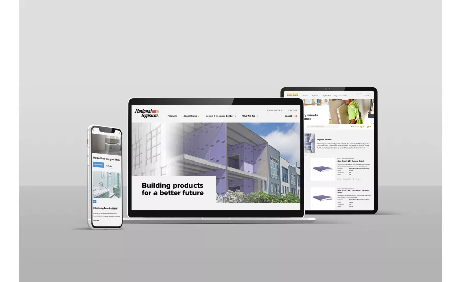 natipnal gypsum new website