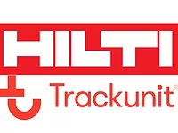 hilti and trackunit logo hilti and trackunit logo