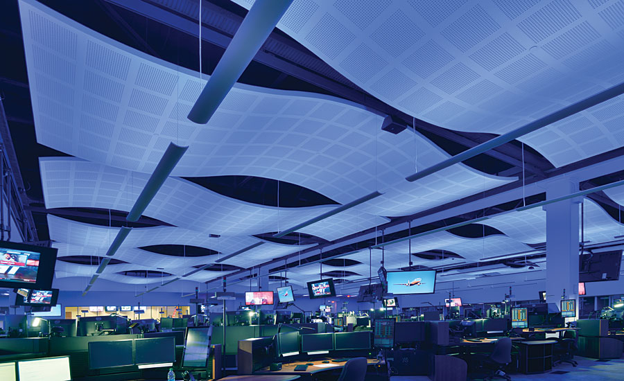 Southwest Airlines Curved Ceilings Command Attention With