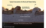 plaster ceilings