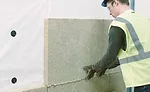 Mineral wool attachment