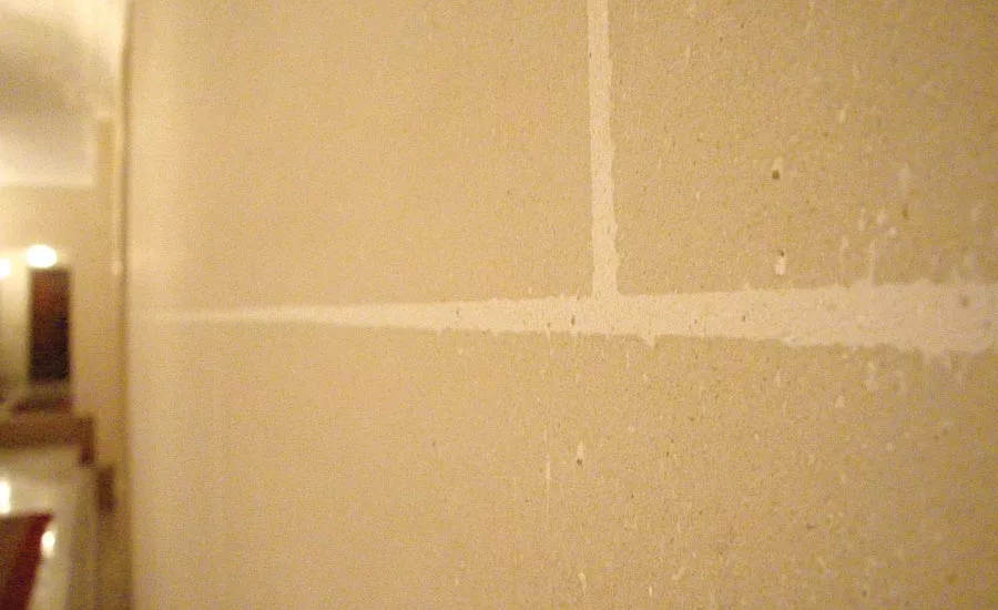 Gypsum plaster molding