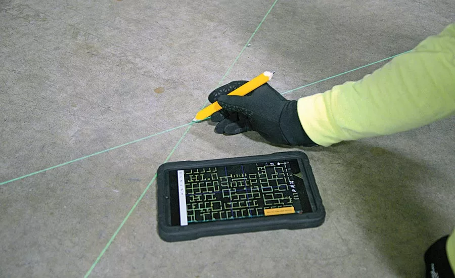 Product focus laser measurement
