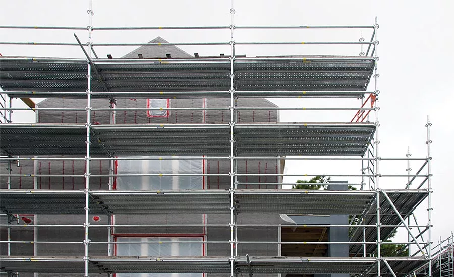 Fiberglass lath application