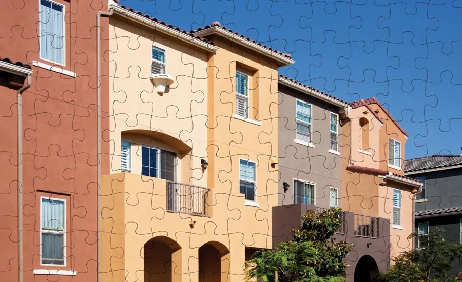 The puzzle of stucco