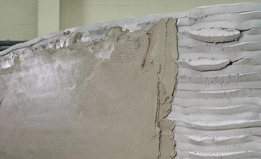 Pre-blended stucco