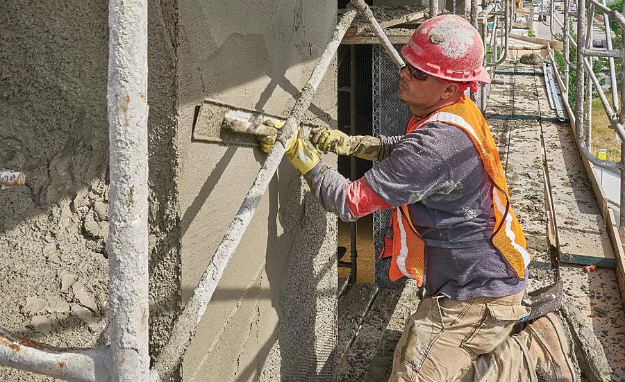 Pre-blended stucco 4